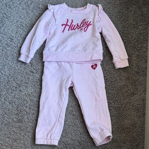 Hurley Pink Kids Matching Set